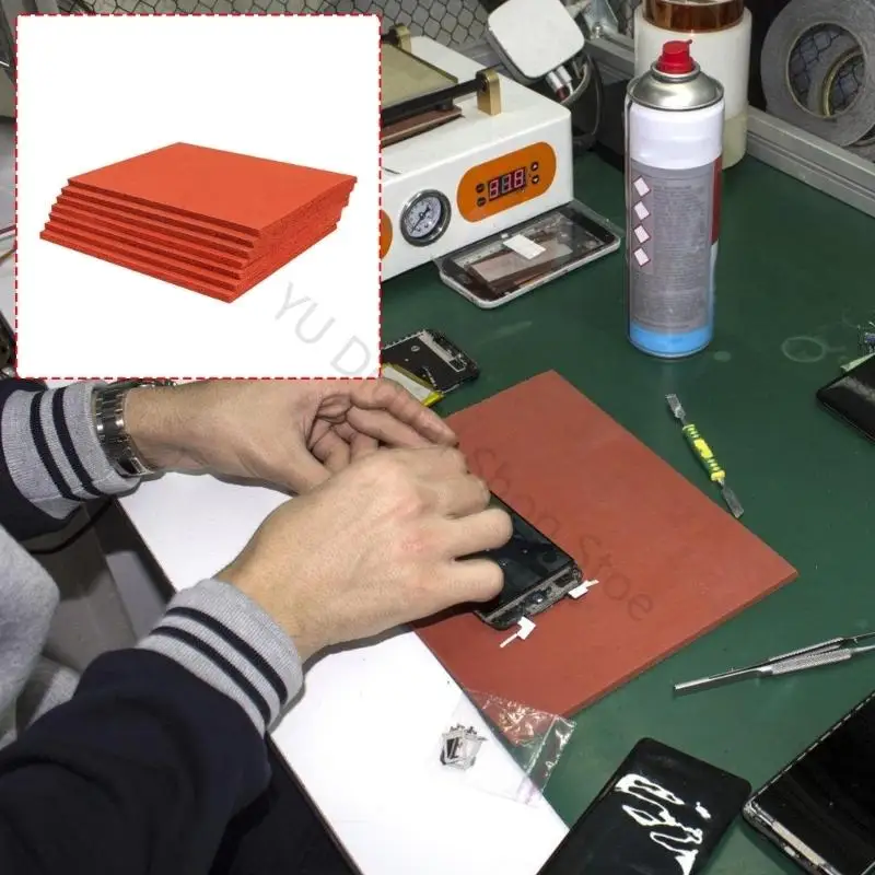 96BA Silicone Pressing Pad Screen Pressing Cushion Suitable for Flawlesses Electronic Display Installation and Protections
