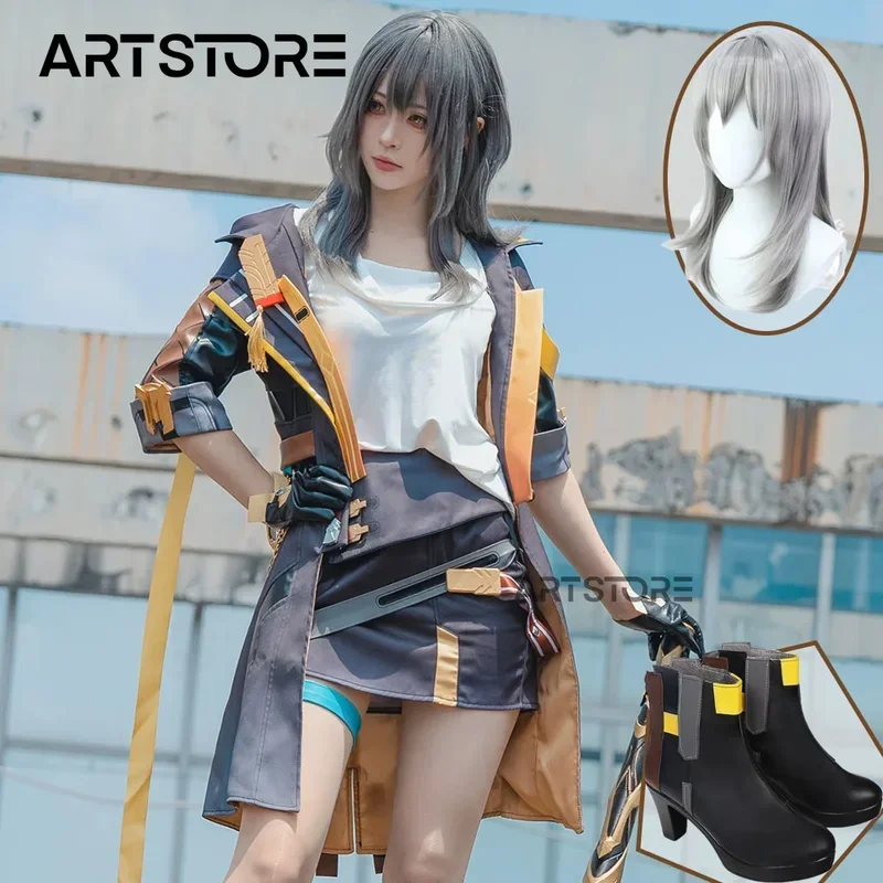 Trailblazer Spot Cosplay Honkai Star Rail Costume Uniform Wig Shoes Anime Game Trailblazer Outfits Halloween Party Costumes