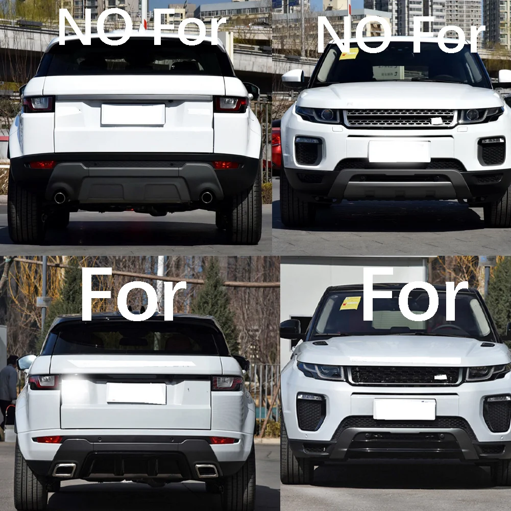 1 para lewego prawego przedniego zderzaka włóż dolny grill dla Land Rover Range Rover Evoque 2016 2017 2018 2019