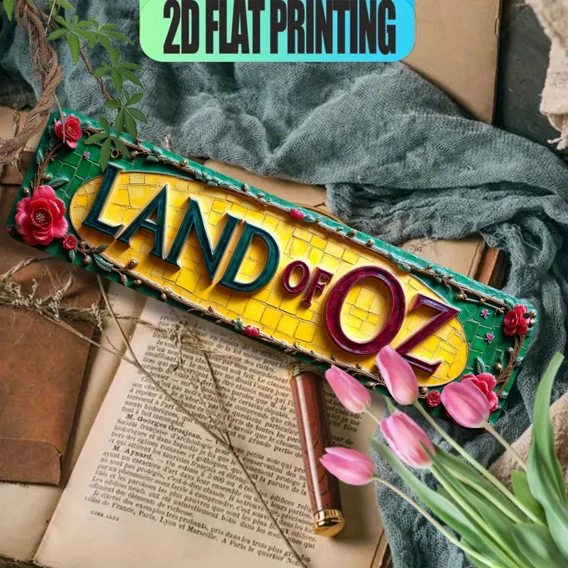 2D Flat, Vintage Wizard of Oz Inspired 