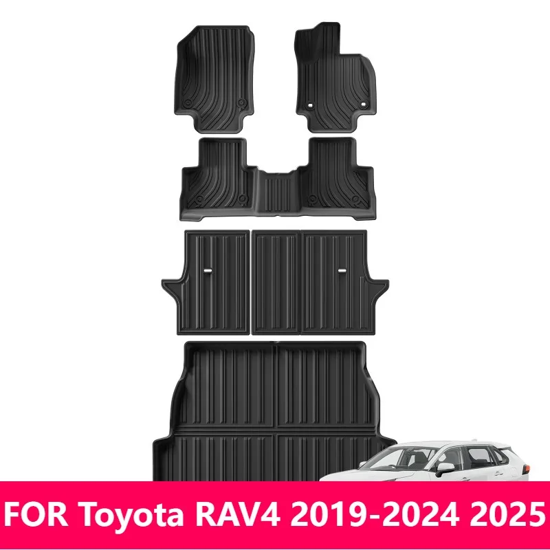 

Для Toyota RAV4 2019-2024 2025 RHD TPE 3D коврики грузовой вкладыш багажник коврик