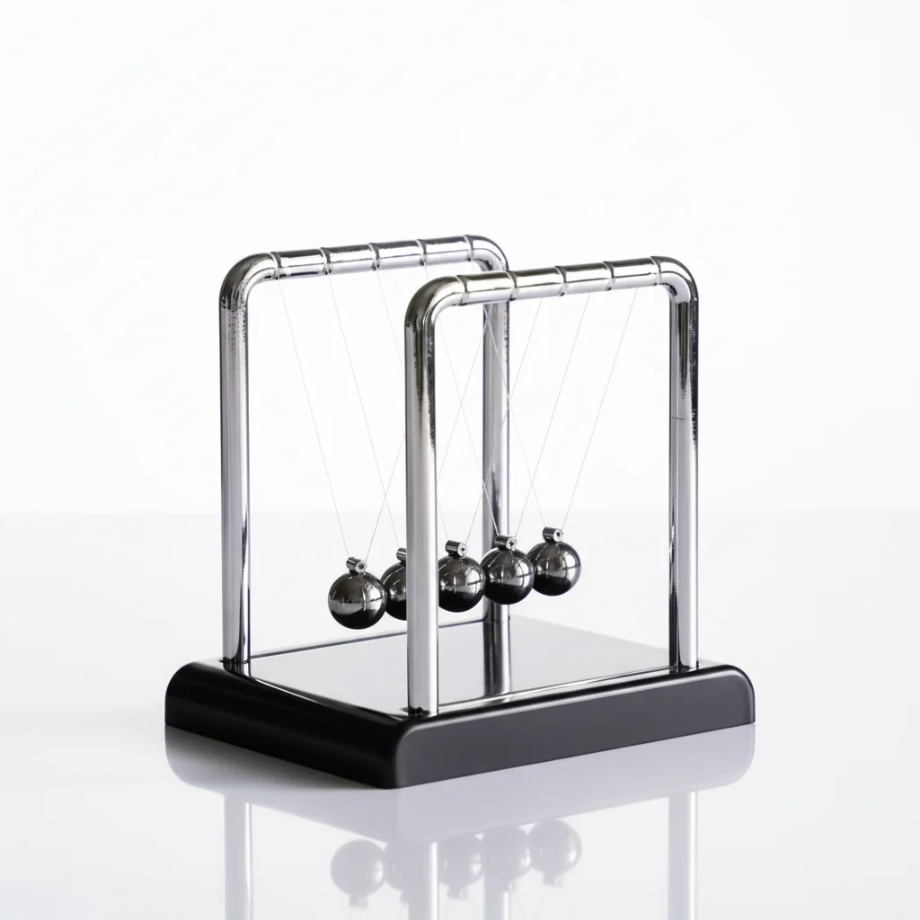 Newton's Cradle Balance Balls - Science Pendulum Desktop Decoration for Home, Office & Teaching