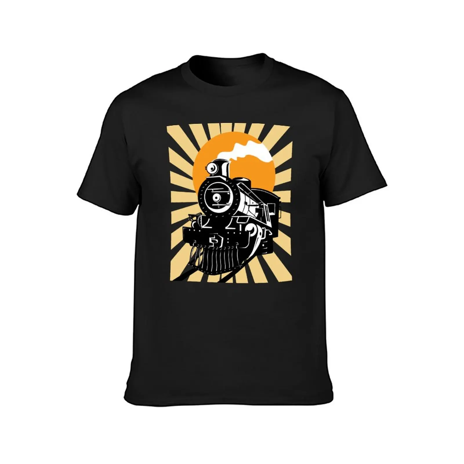 Retro Vintage Locomotive Train Steam Engine T-Shirt sublime for a boy men t shirt