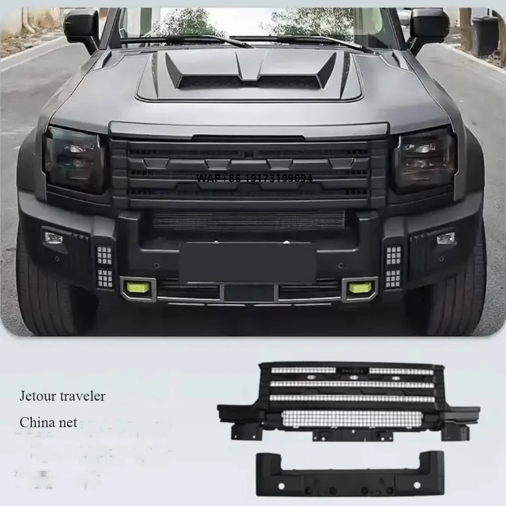 

For Jetour T2 New Upgrade Body Kit with Front Bumper and Exterior Grille Car Grills Auto Parts