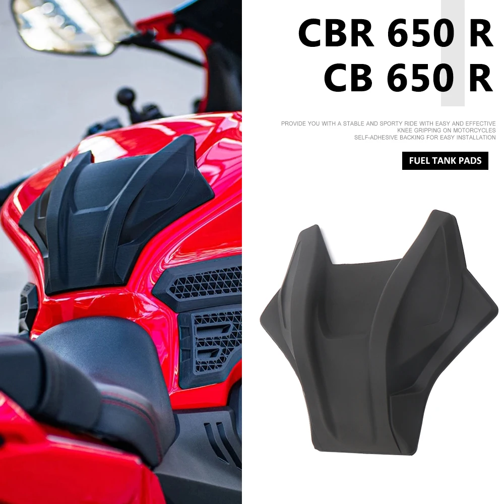 New Motorcycle Tank Sticker Rubber Gas Fuel Oil Tank Pad Protector Cover Middle For Honda CBR650R CBR 650R CB650R CB 650 R