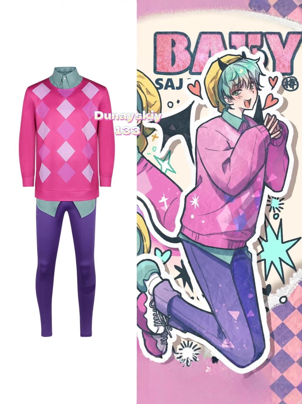 Saja Boys Jinu Abby Kids Kpop Romance T-shirt cosplay Set Uniformi scolastiche Demone Costume di Halloween per uomini Donne Cacciatori