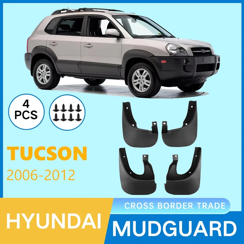 

Mud Flaps for Hyundai Tucson 2006-2012 2010 2011 Lightning Splash Guards Fender MudFlaps Front Rear Mudguards Car Accessories