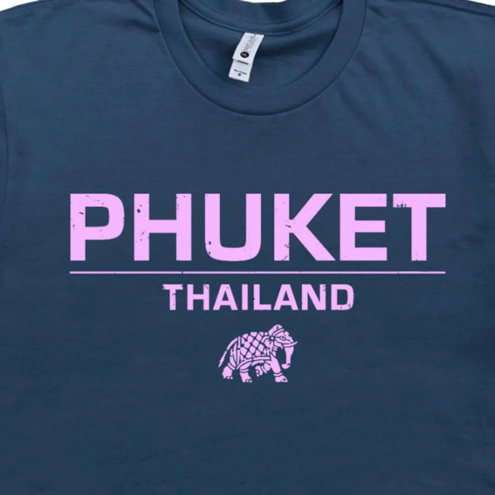 Phuket Thailand T Shirt Yoga India Elephant Buddha Saying Zen The Hangover Buddhist Bangkok Peace Mens And Womens