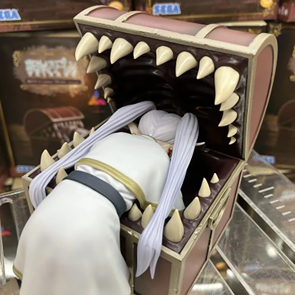 Frieren: Ponad Koniec Podróżi Figurka Anime Frieren Skrzynia Skarbów na Biurko Figurka Akcji Potwór Frieren Model Figurka Prezent dla Fana