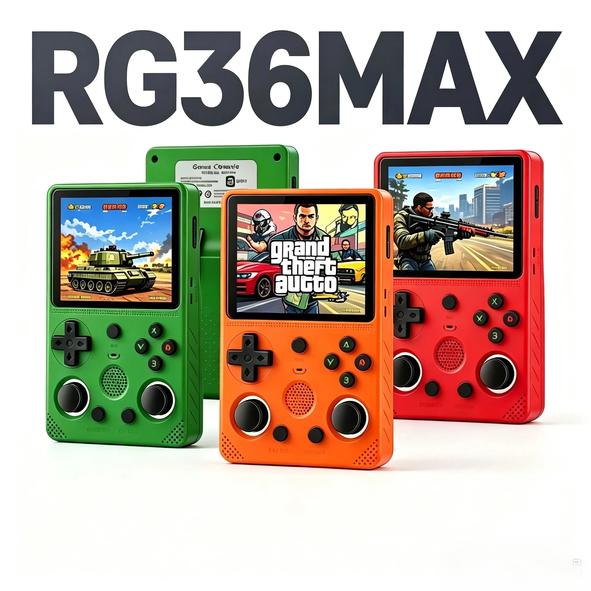 Gaming Console G5 - RG36max 2026 휴대용 레트로 게임기 3.5인치