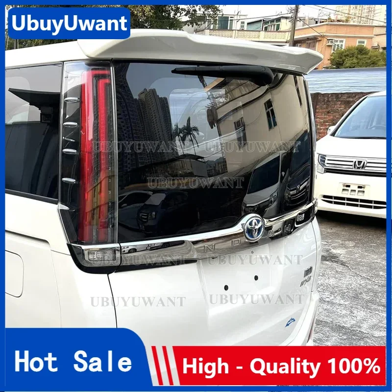 

Автомобильный задний спойлер на крышу для Toyota Noah Voxy 2013-2021, высококачественный ABS, черный цвет, задний багажник, спойлер на крыло, автомобильный Стайлинг