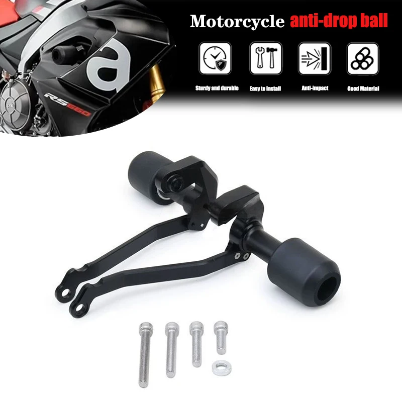 NEW RS660 Motorcycle Falling Protection Frame Sliders Fairing Guard Anti Crash Pad Protector For Apulia RS660 2021-2025 RS 660