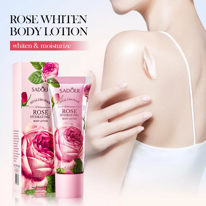 

Увлажняющий и питательный лосьон для тела с розовой и гиалуроновой кислотой: увлажняет кожу