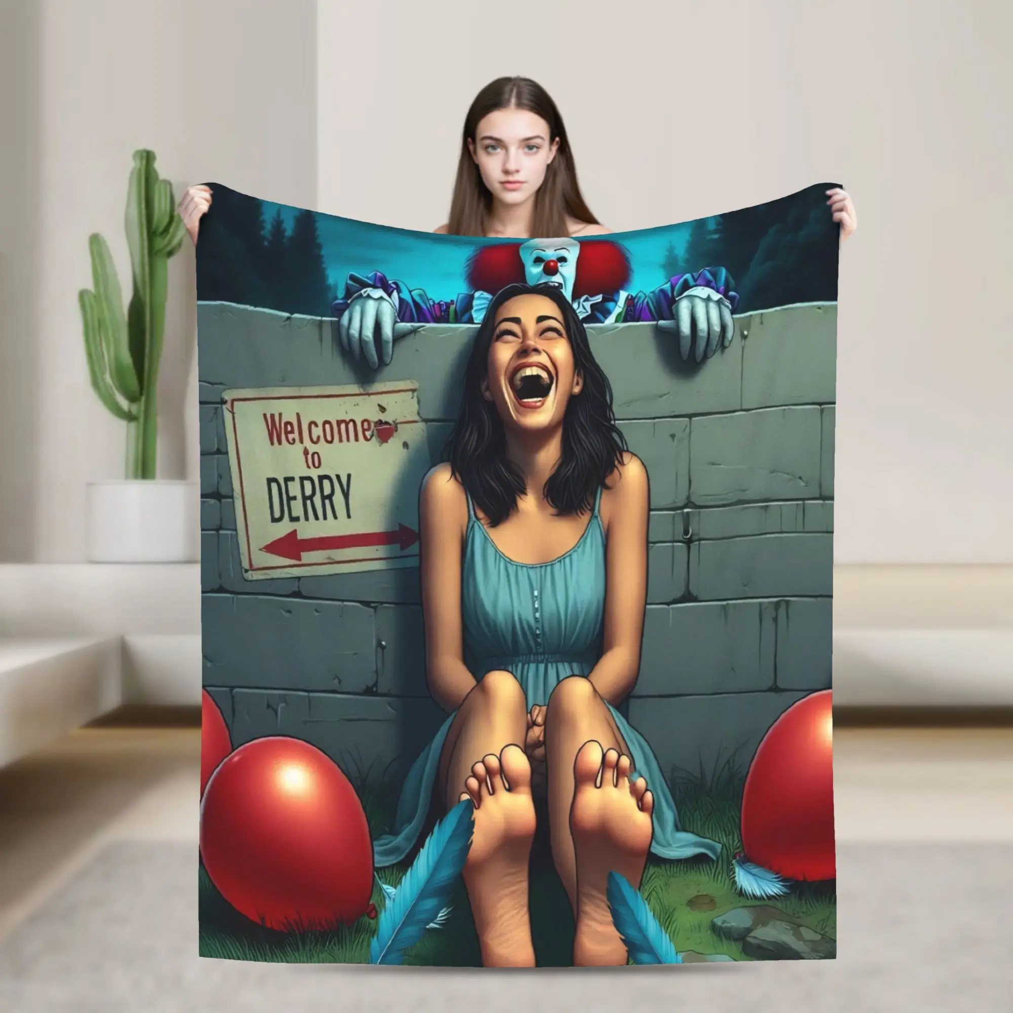 تكنولوجيا المعلومات مرحبا بكم في ديري 2025 الفانيلا البطانيات الخريف سوبر الدافئة رمي بطانية للأطفال في الهواء الطلق الجدة المفرش أريكة غطاء سرير