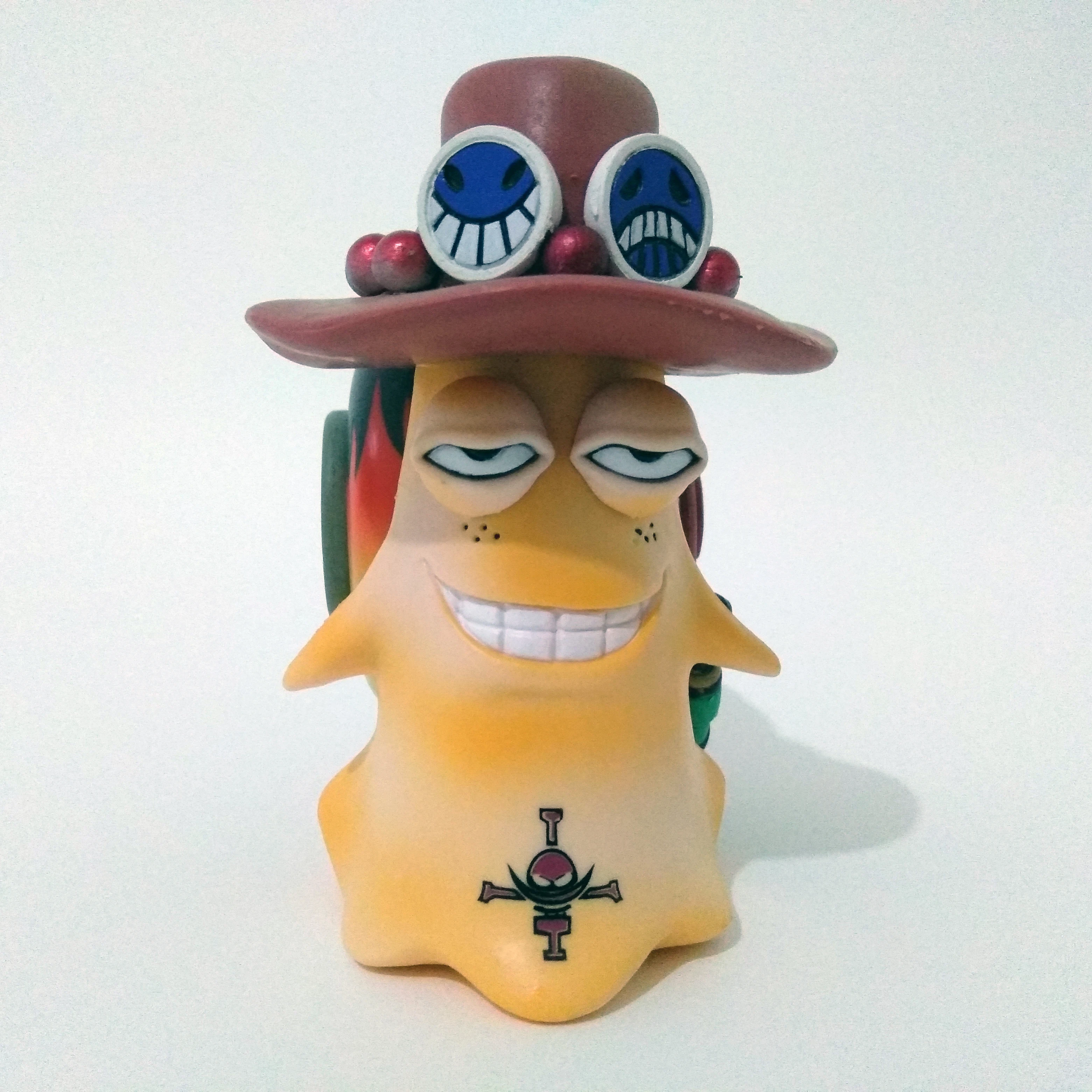 

One Piece Snail Phone Four Portgas D Ace Action Figures 11cm PVC Toys