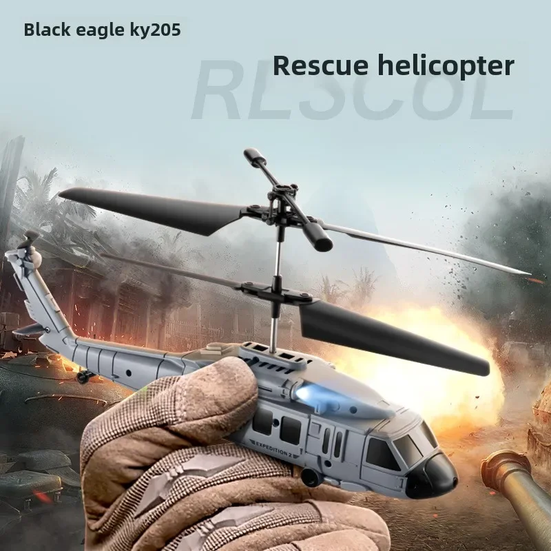 RC Plane Black Hawk Drone Reconnaissance Obstacle Avoidance Helicopter HD Aerial Photography Long Endurance RC Aircraft Toys