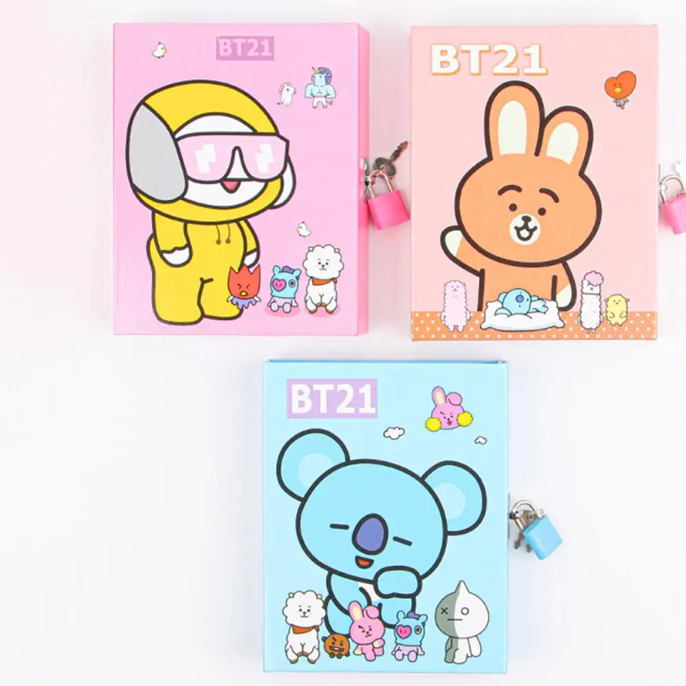 Writable  Practical Creative Password Book Cartoon Diary Paper Schedule Notebook Smooth Writing   Child Gift