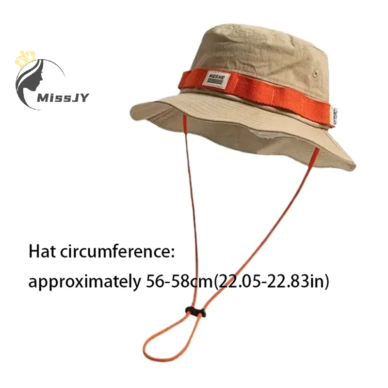 コントラストヴィンテージフィッシャーマンハット男性と女性用夏のアウトドアキャンプ登山帽子大きなつばの日よけ帽子