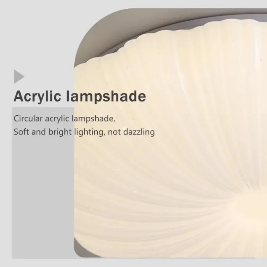 Modern LED Ceiling Light Simple Circular Creative Design Starry Sky Light Living Room Bedroom Balcony Study Indoor Lighting