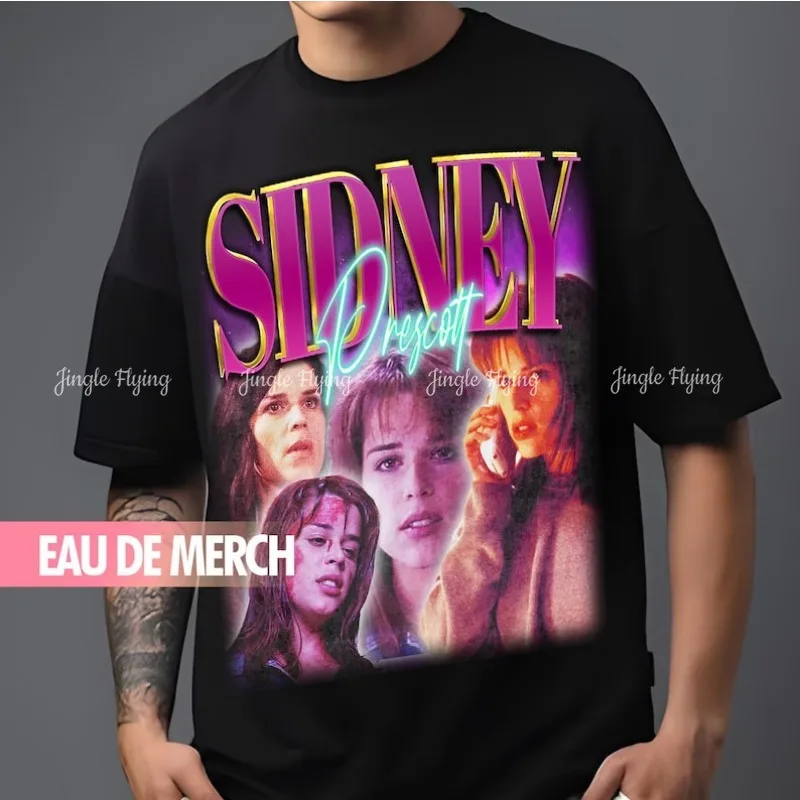 Camisetas, camiseta Vintage, camiseta de los años 90, regalos de tributo, camiseta para fanáticos de Sidney Prescott