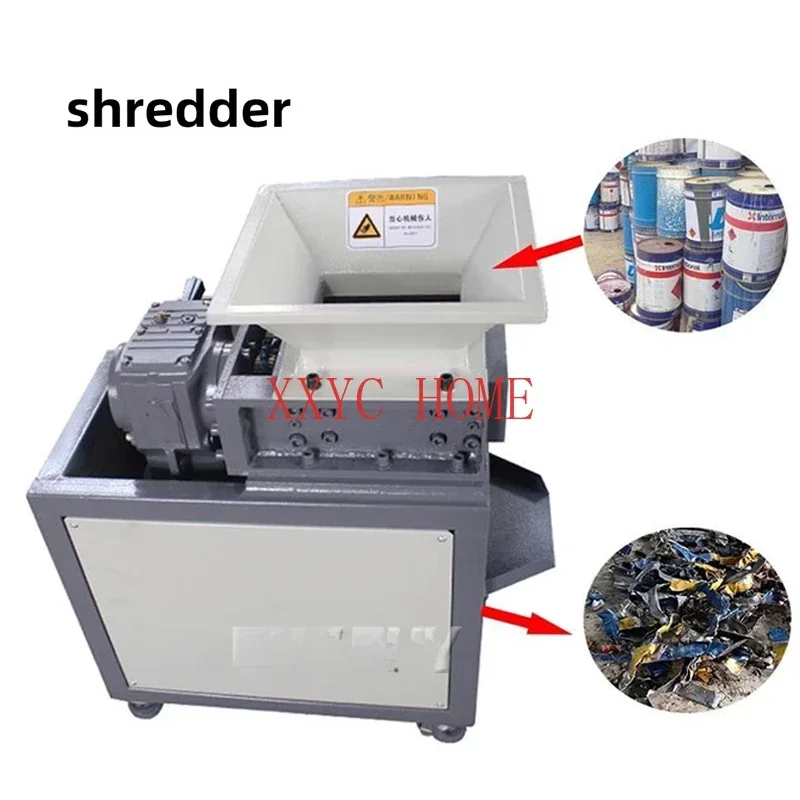 Industrial Shredder 220V 1500W Universal Electric Crusher Plastic Scrap Impact Shredded Machine Wood Waste Metal Treatment