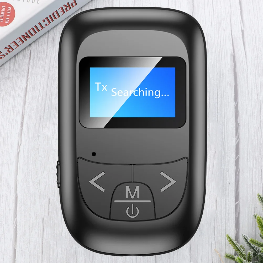 1 قطعة محول الصوت 5.0 شاشة Lcd نقل لاسلكي للمنزل مكتب متعدد الأغراض محول USB جهاز الصوت المحمول #5