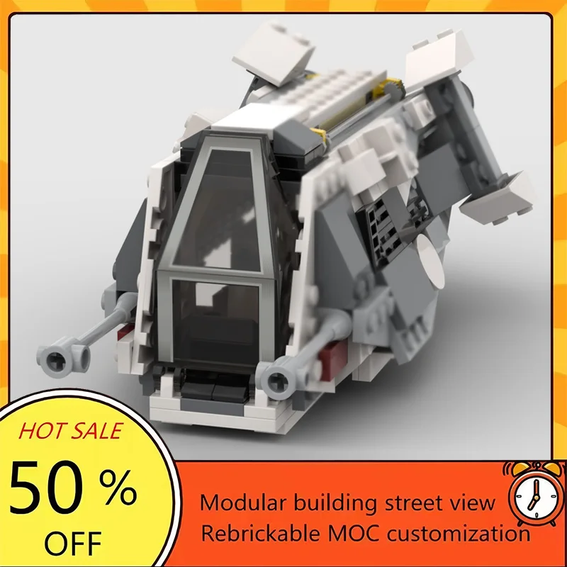 

205PCS Popular Space War Movie Model MOC Building Bricks Shuttle Modular Technology Gifts Holiday Assemble Children Toy Suit
