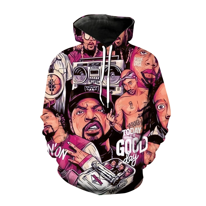 

New 3D Print Causal Clothing 2PAC Fashion Men Women Hoodies Plus Size S-7XL Harajuku Man Hoodies