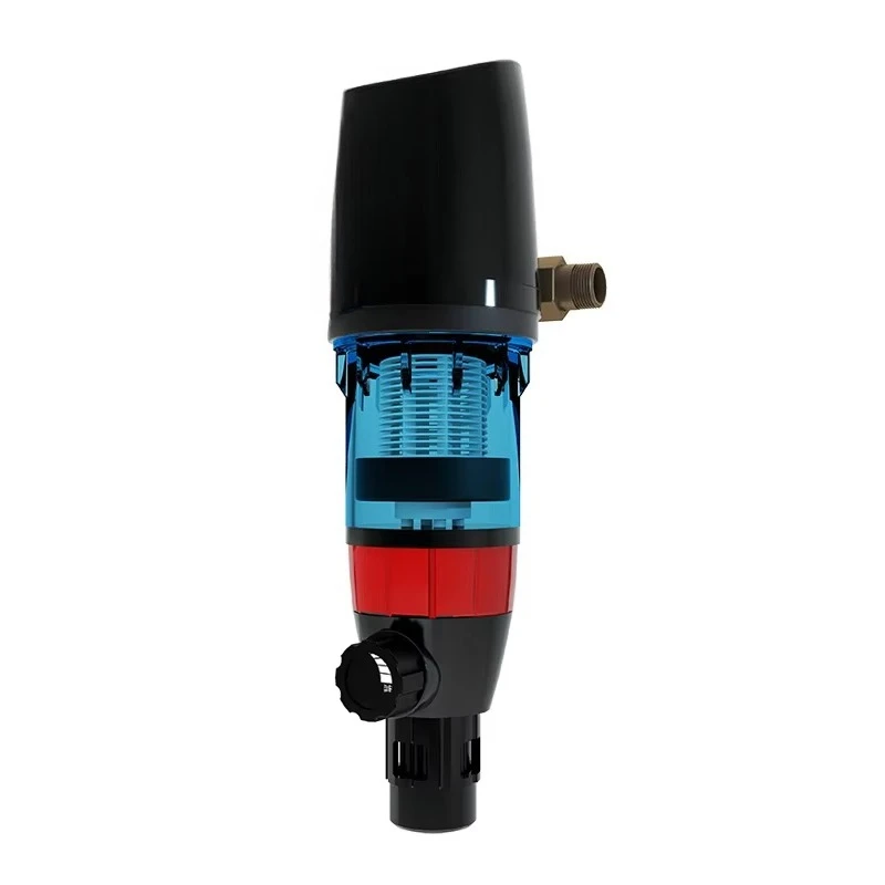 Pre-filtration water purifier, water flow, backwash whole house water filtration system