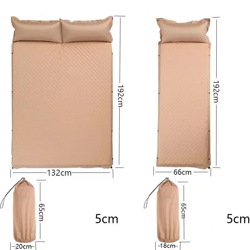 Outdoor Camping Automatic Inflatable Sleeping Mat Moisture-proof Ultralight air Mat Tent Portable air Mattress Sleeping Pad