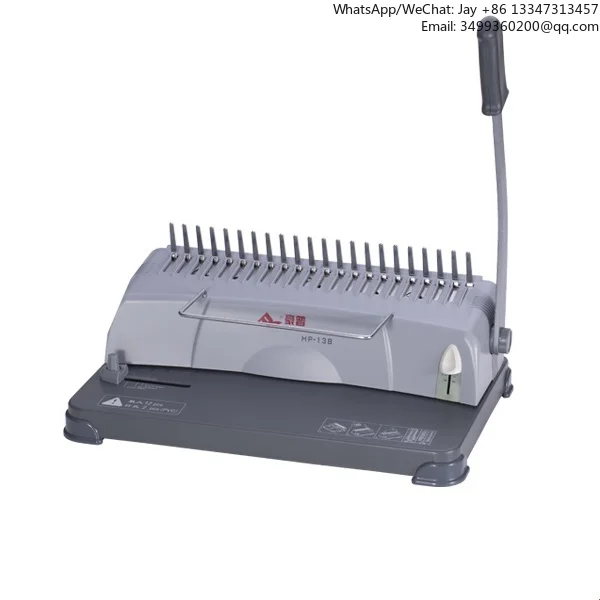 

WD-138 Desktop Mini Comb Manual Making Binding Machine