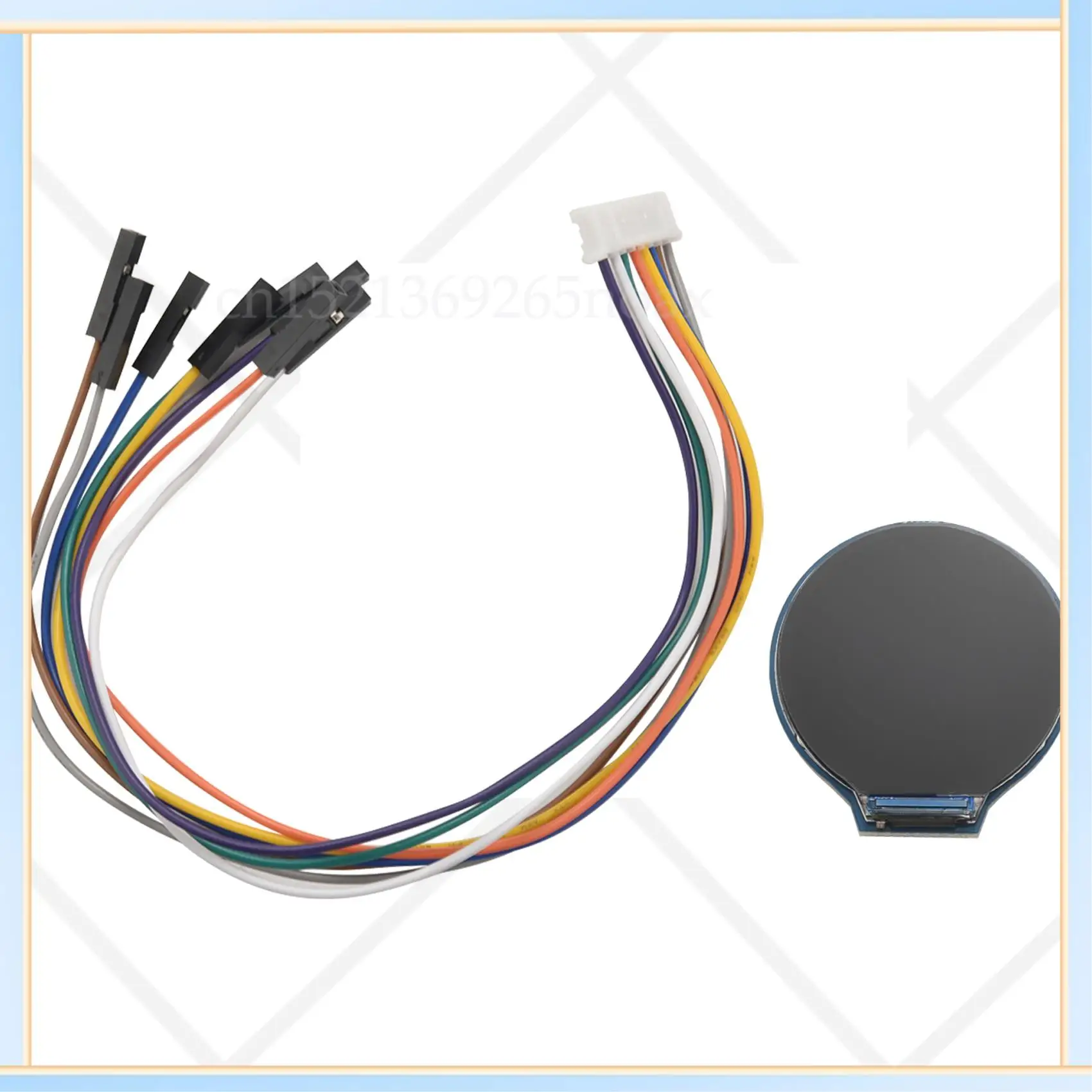 -SPOR 1.28Inch Round Display LCD Screen Module GC9A01 SPI Communication RGB 65K Color Support For Raspberry