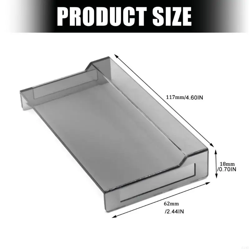 Tape Deck Dust Cover for A710 and B710 Units, Clear Acrylic Open-Bottom Form for Storage and Home Display, 4.61 x 2.44 x F19E