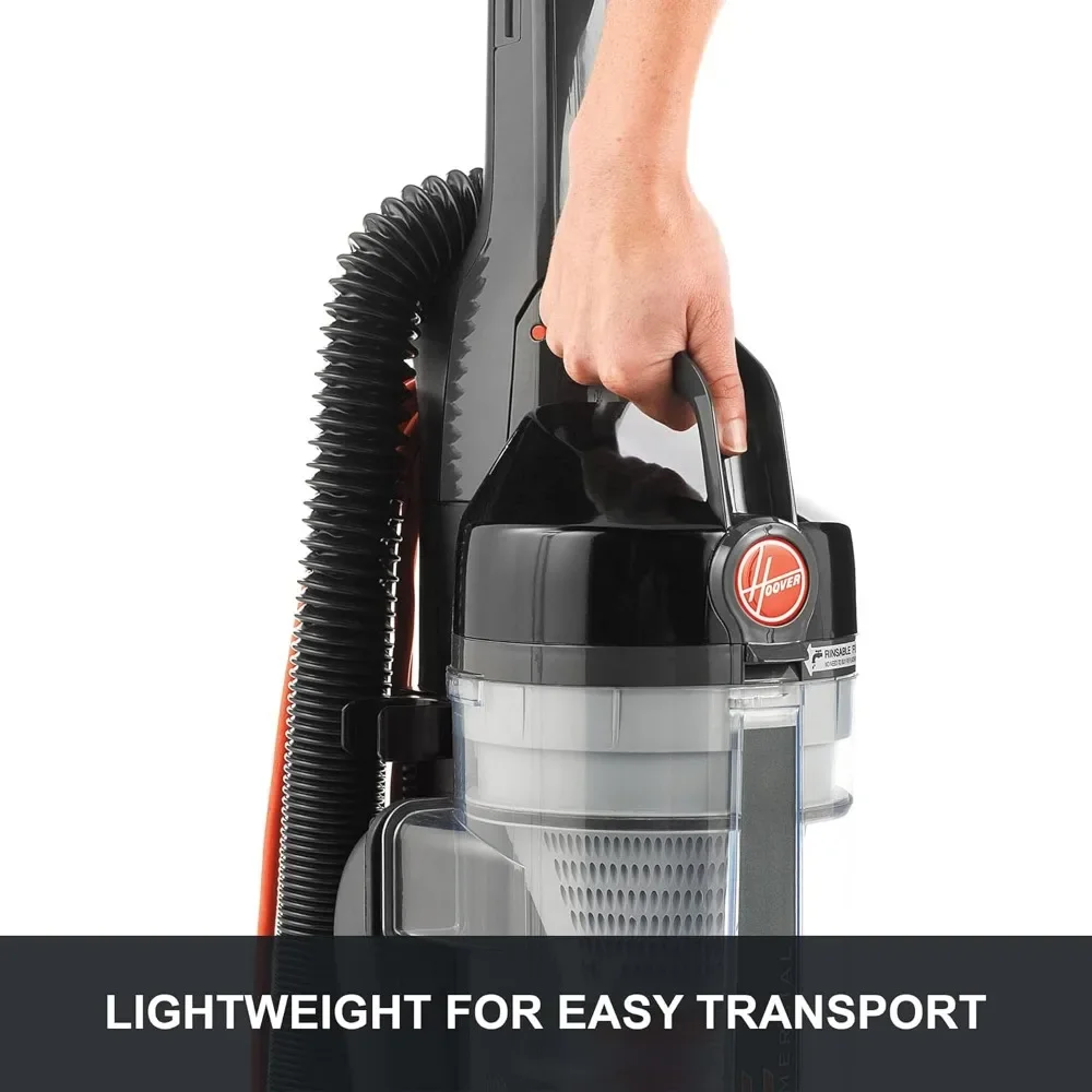 مكنسة كهربائية تستقيم بدون كيس من TaskVac، واقي أثاث خفيف الوزن ومصفى HEPA بدرجة احترافية طويلة الأمد