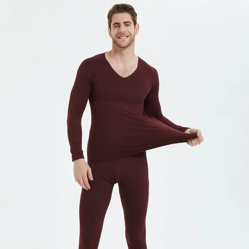 Ensemble de sous-vêtements thermiques pour hommes et femmes, pantalons longs, garder au chaud, vêtements optiques, 4XL, hiver