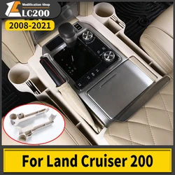 Seat Gap Storage Box For Toyota Land Cruiser 200 LC200 FJ200 center console Armrest Water Cup Modification Interior Accessories