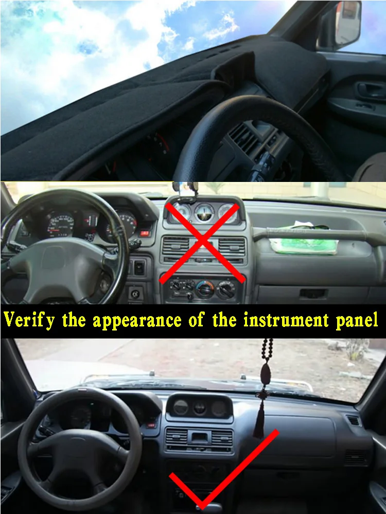 

For Mitsubishi Pajero Mirage Saloon Sport V33 V43 V55 V45 Car-Styling Dashmat Dashboard Cover Instrument Panel Insulation Pad