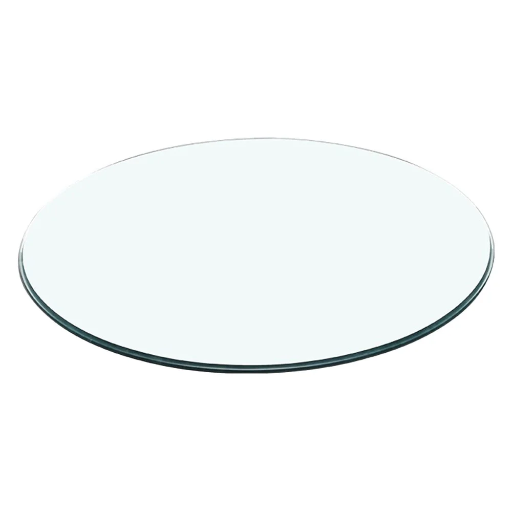 

Glass Coffee Table Surface Round Dinning Tables Clear Top Transparent Thickened