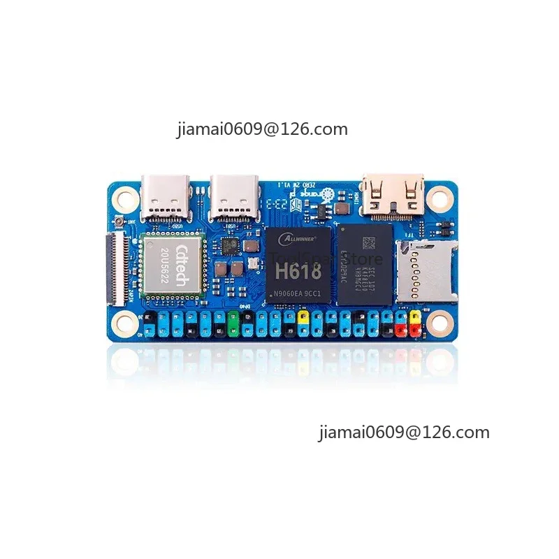 Orange Pi Zero 2W Single Board Computer Allwinner H618 DDR4 RAM Mini PC WiFi Bluetooth BLE Embedded SBC