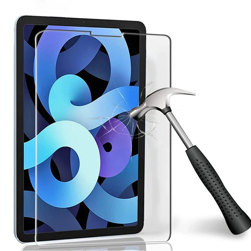 

Закаленное стекло 9H для iPad 10th Air 5 4 Mini 6, полноэкранная защитная пленка для Pro 11 12,9 10,9 9,7 10,2 9th 8th 7th