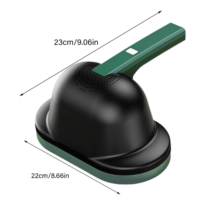 Aspirateur à matelas avec lumière UVC, aspiration 10kpa, puissant aspirateur à main pour lit, faible bruit pour poussière,