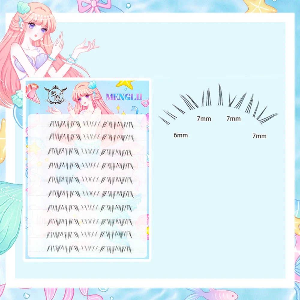 Individual Bottom Eyelash Cluster Extension Lower False Eye Lashes Professional Makeup Cluster Grafting False Eyelashe