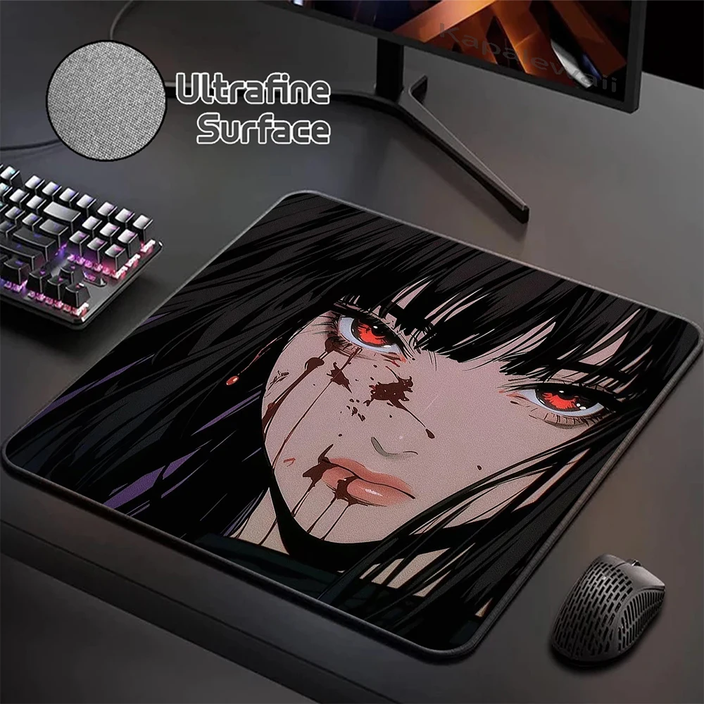 Ultrafine Surface Mouse Pad 400X450MM Computer Gaming Mousepad Japanese Aniem Girl Mouse Mat Gamer Rubber Carpet Keyboard Pads