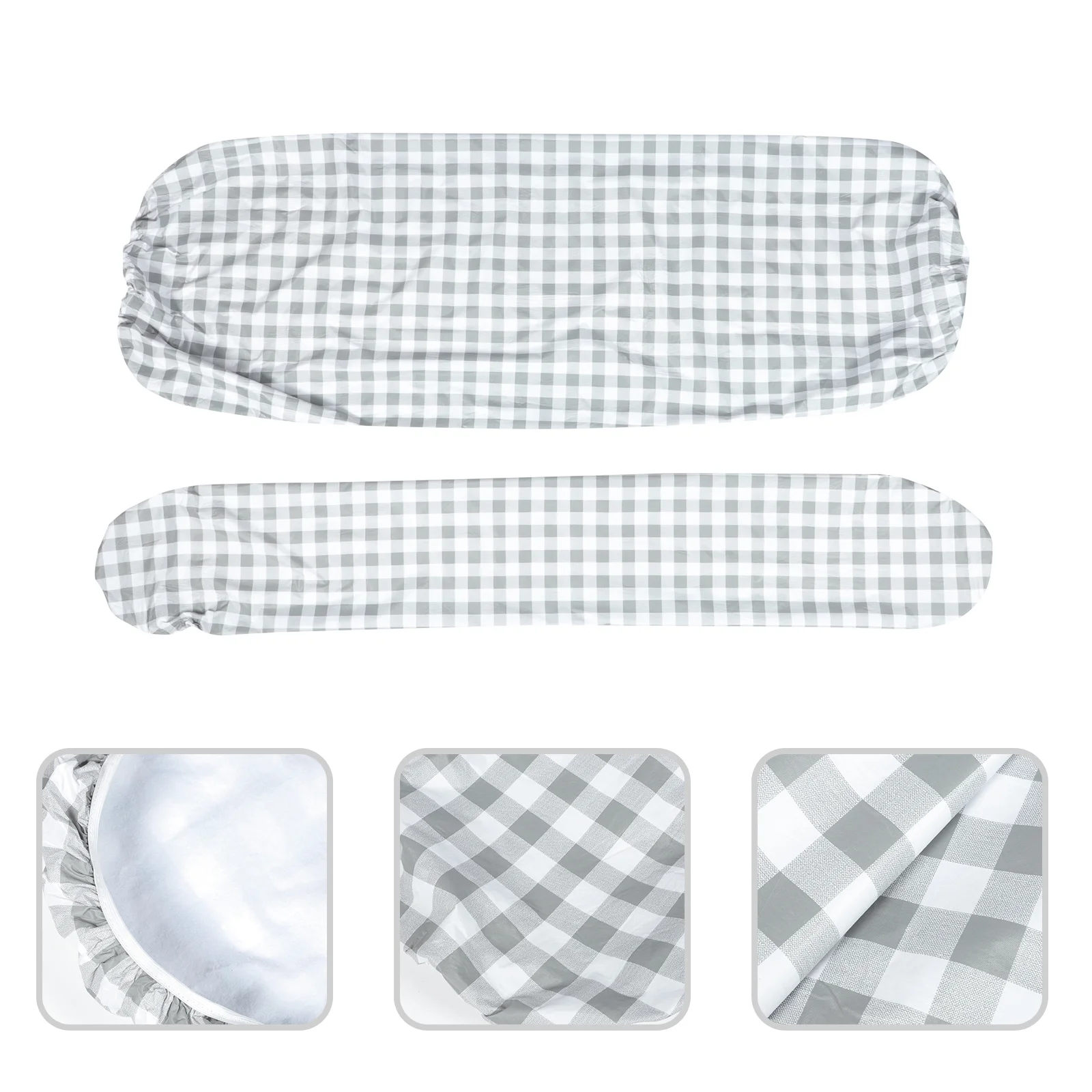 غطاء طاولة مقاوم للماء من الفلانيل في الهواء الطلق حامي نزهة مرن غطاء مقعد متين ديكور المنزل واقي كرسي مقاوم للماء #3