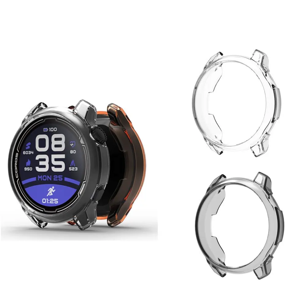 Прозрачный защитный чехол из ТПУ для COROS Pace 2 3, защитная рамка, бампер, защита от царапин, противоударный