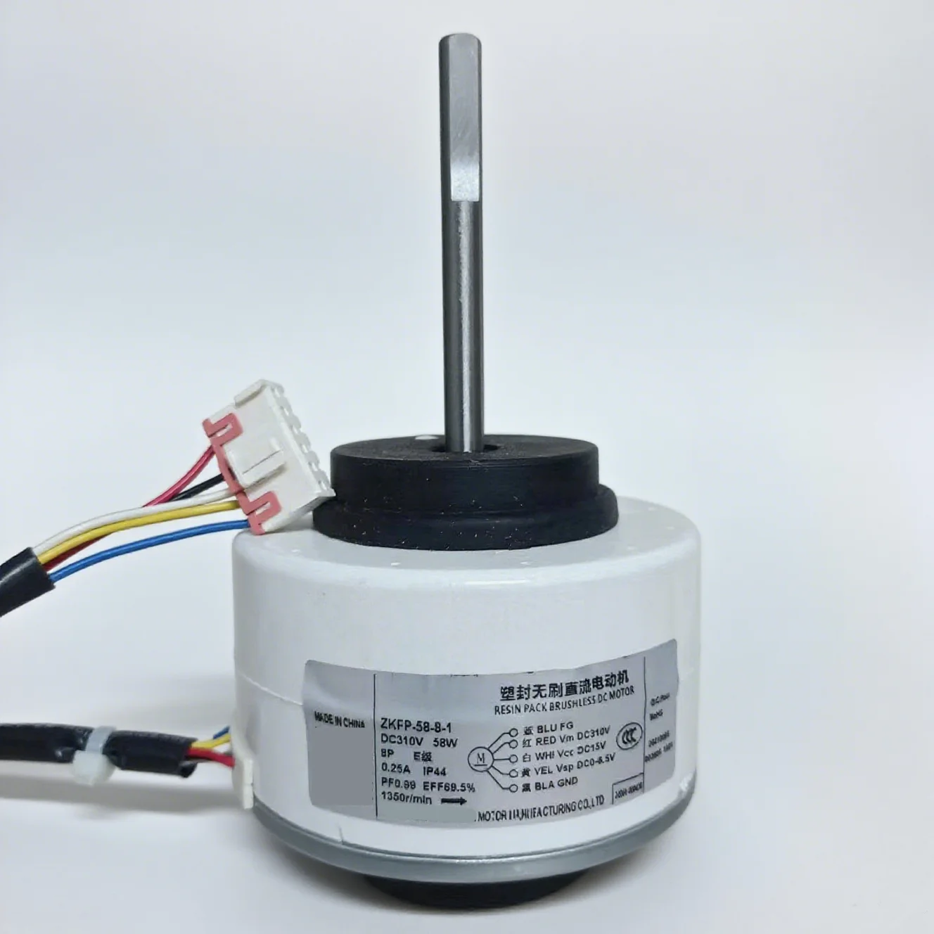 

New For Air Conditioner Indoor Unit DC Fan Motor ZKFP-58-8-1 WZDK58-38G DC310V 58W 1350r/min Conditioning Parts