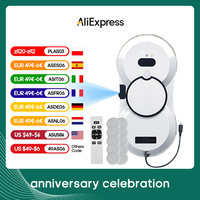 PuRuiKai robot electric automatic window cleaning Robotic vacuum cleaner, with  remote control, automatic spray