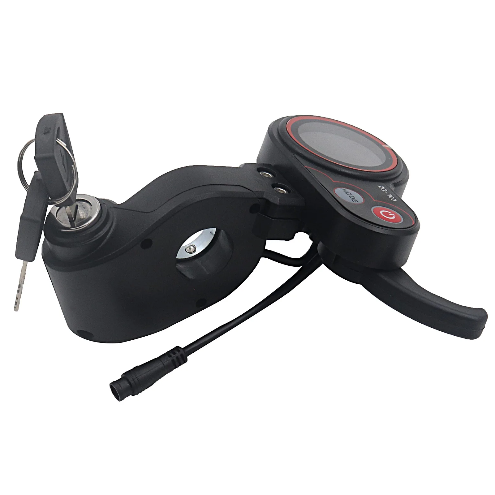 ZQ-100 electric scooter watch with key finger dial instrument, high and low speed adjustment mileage, speed 6 cores