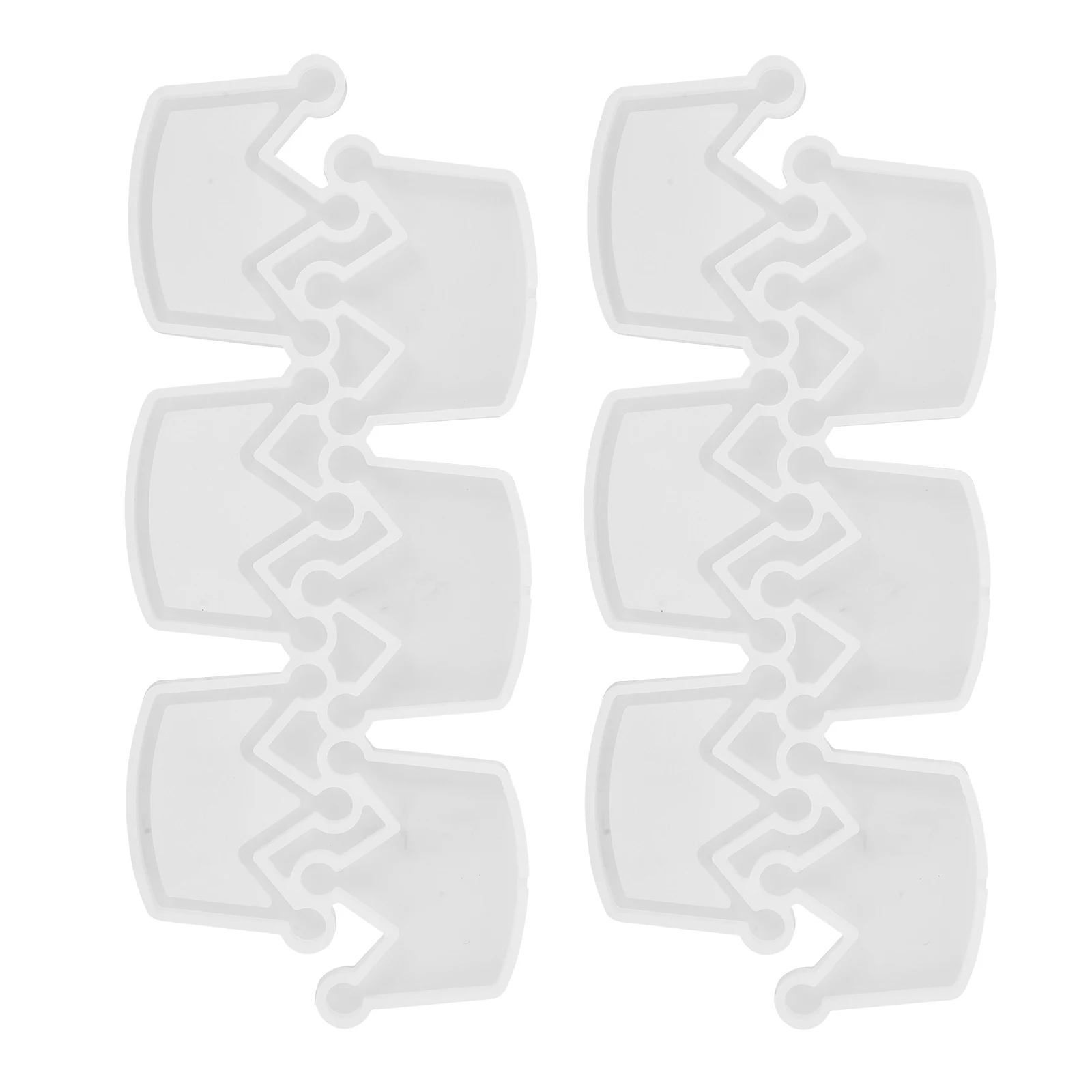 

2pcs Silicone Molds Crown Design Epoxy Silicone Lollipop Molds Chocolate Candy Moulds Fondant Cake Decorating Tools Kitchen