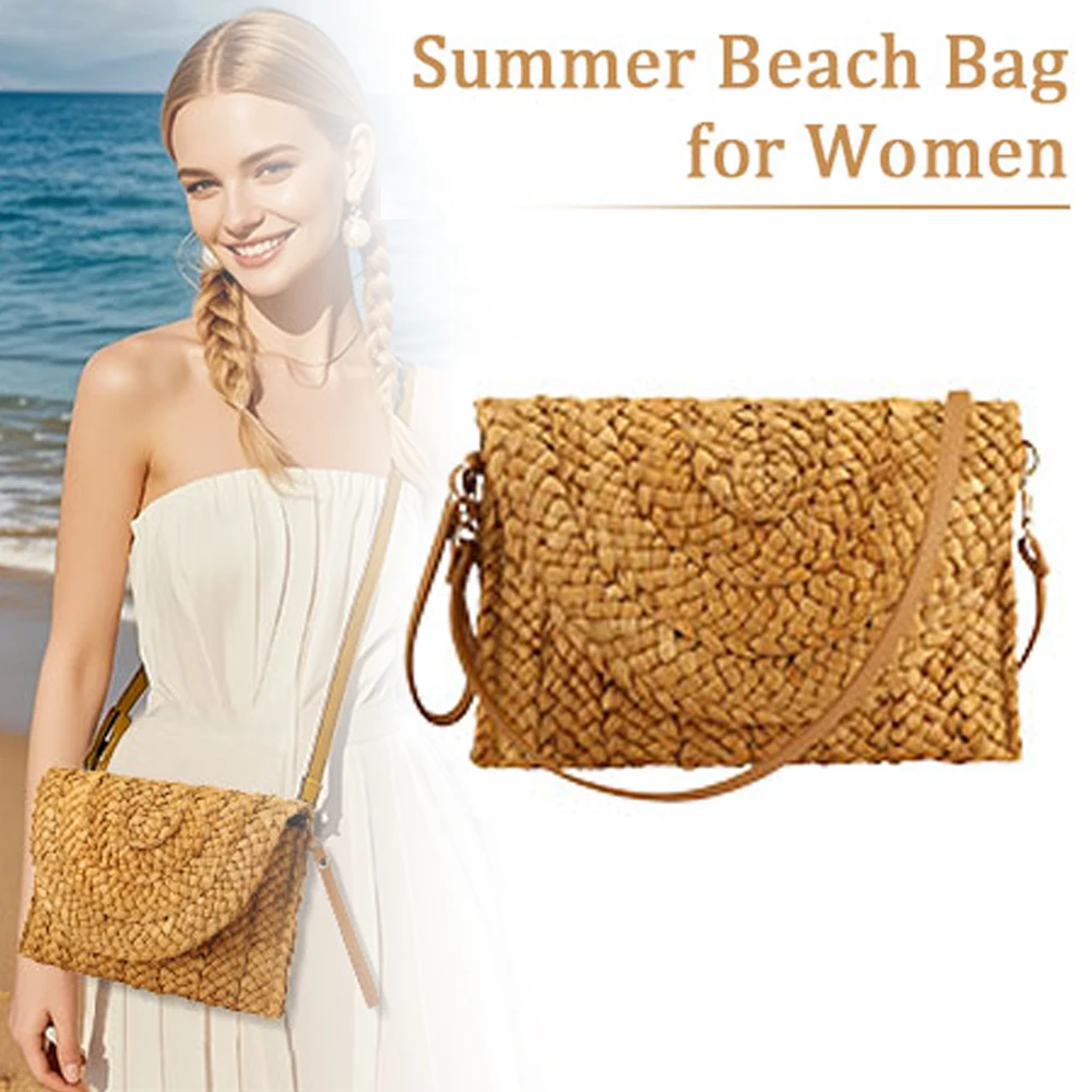 Straw Bags Women Su… - image